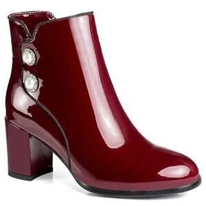 CASALANDER Women's Ankle Boots Low Heeled Booties for Women